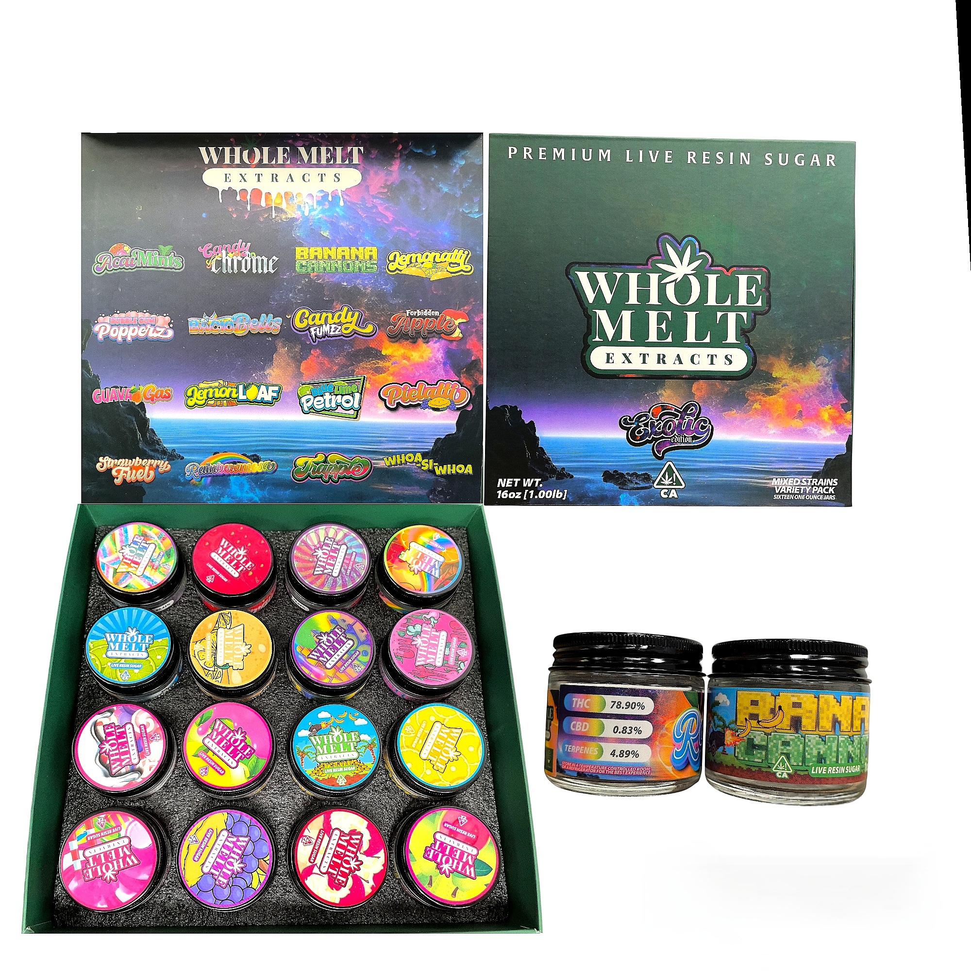 WHOLE MELT CONCENTRATE JARS (EMPTY)