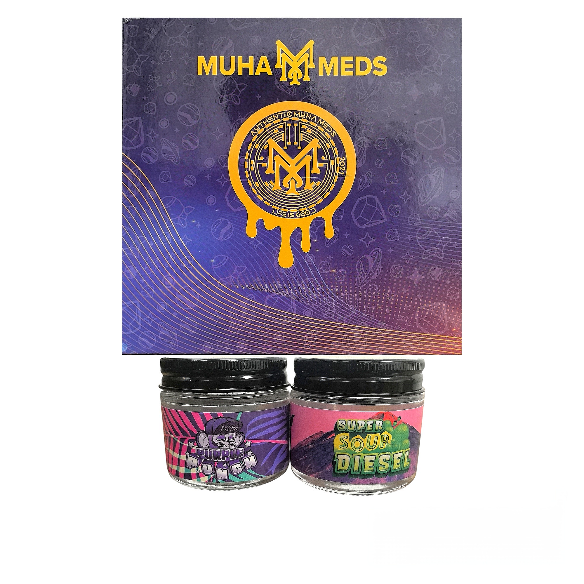 MUHA MEDS CONCENTRATE JARS (EMPTY)