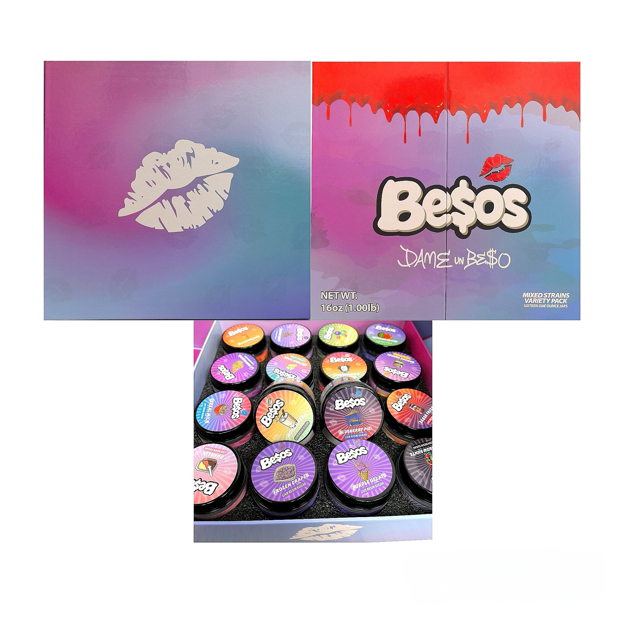 BESOS CONCENTRATE JARS (EMPTY)