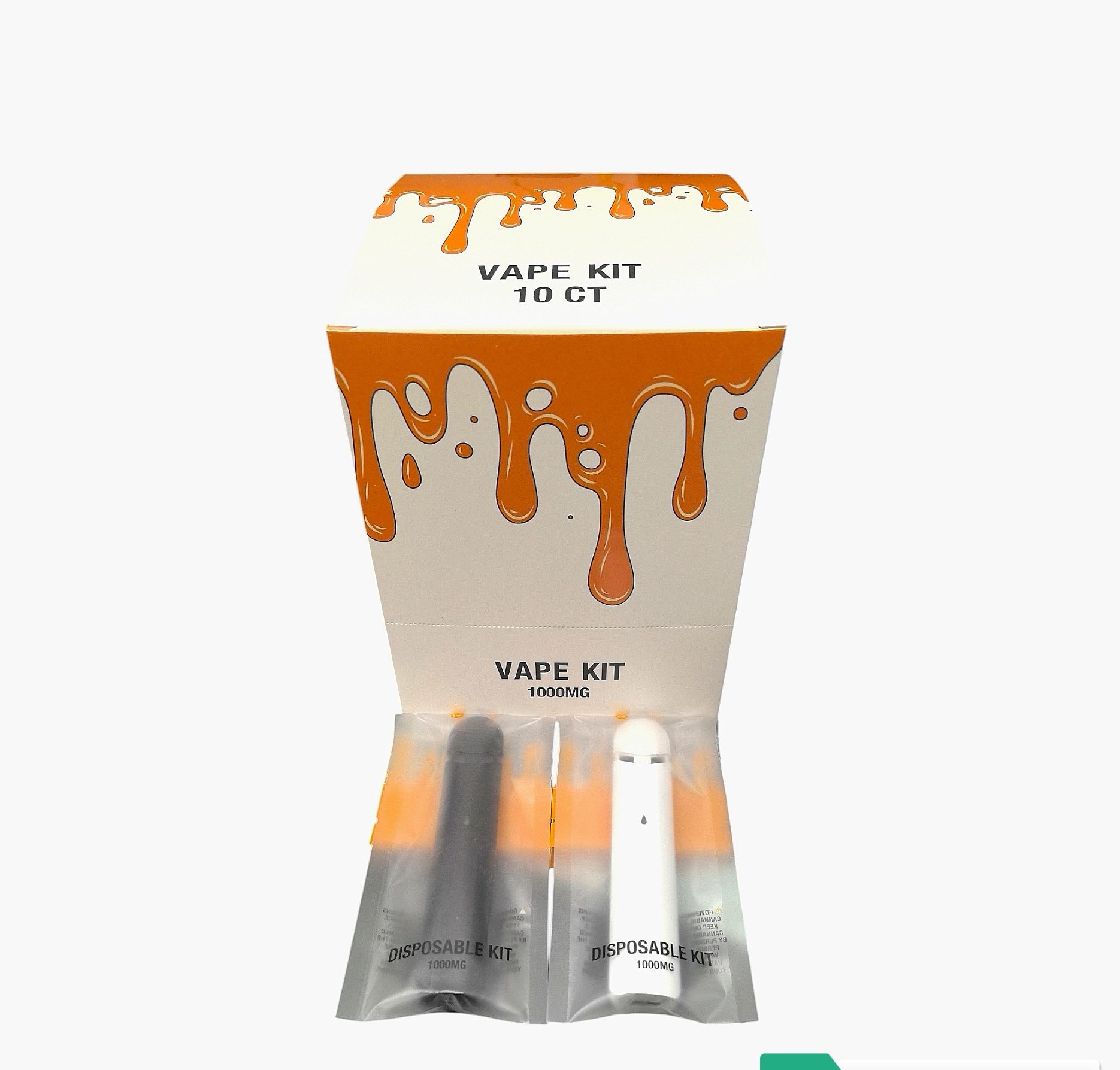 BLACK & WHITE SLEEK POD KIT (1ML EMPTY)