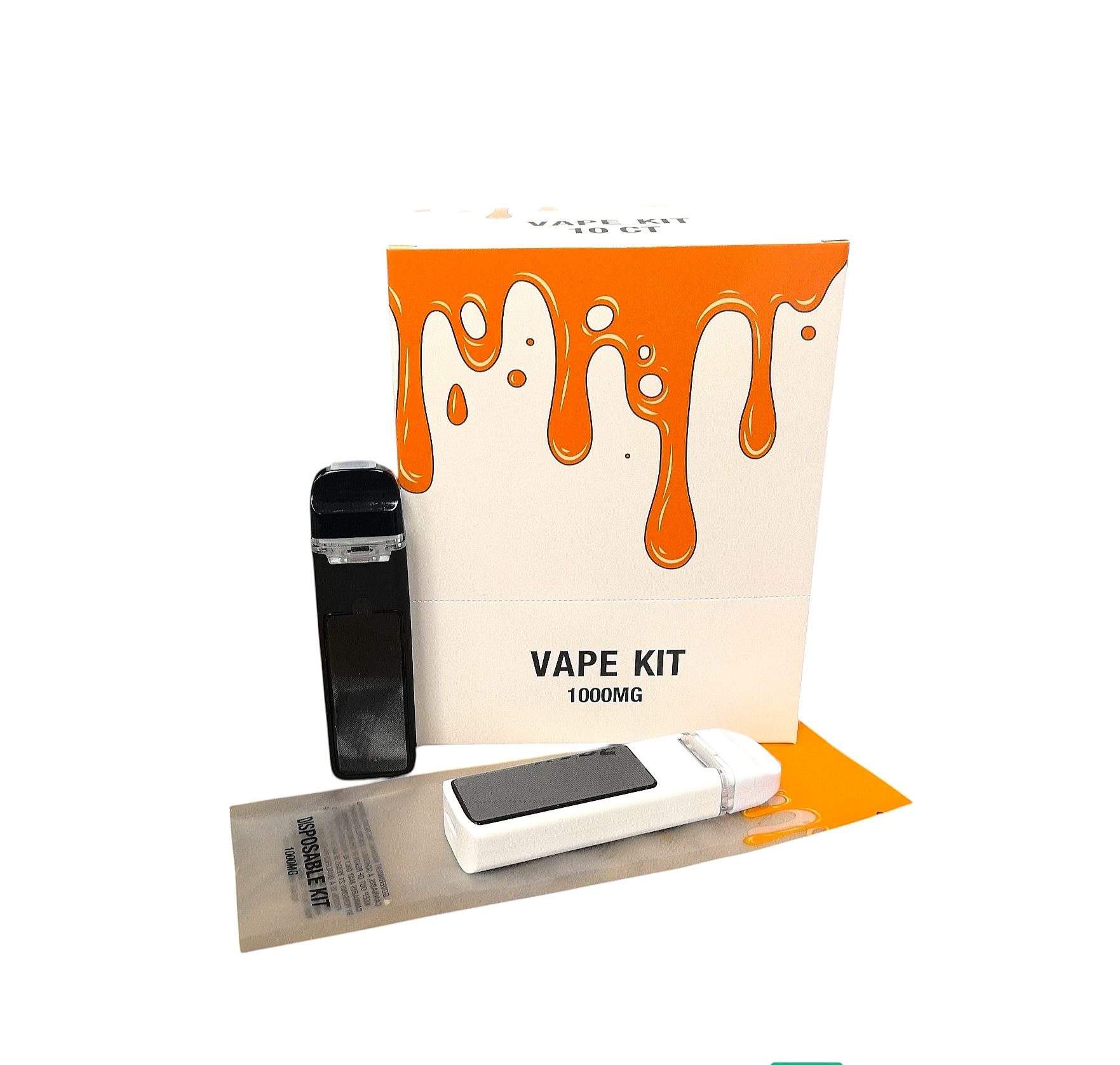 "BLACK & WHITE 1ML" EMPTY VAPE KIT - Image 3