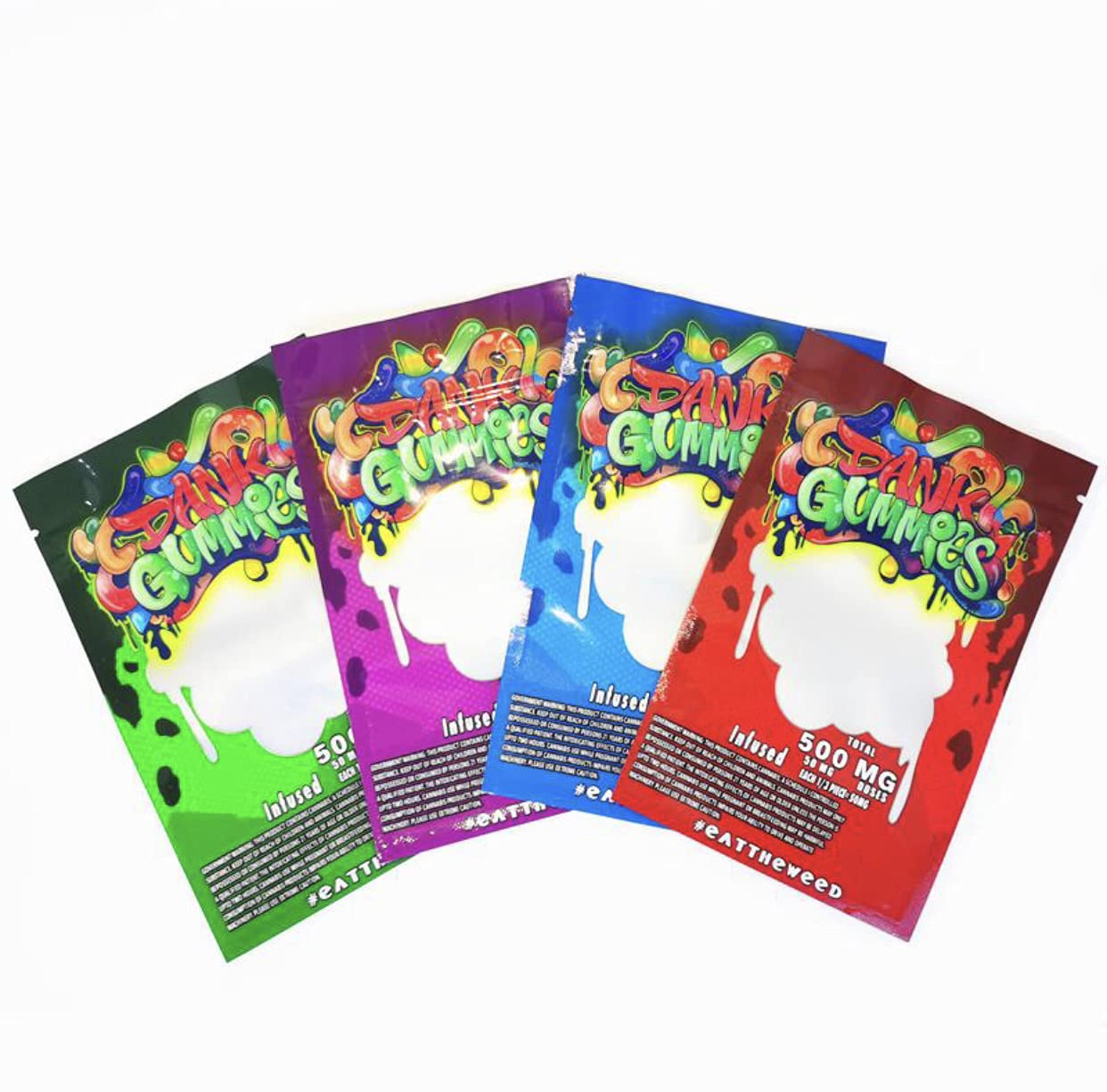 Dank Gummies Mylar Bags