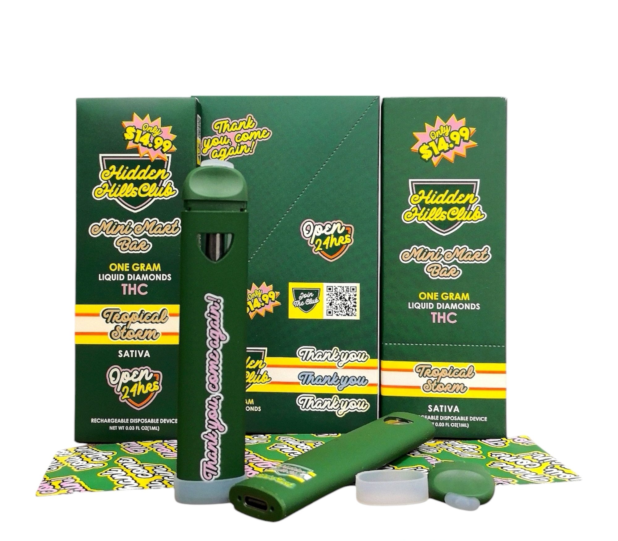 “HIDDEN HILLS CLUB” MINI MART BAE (1ML EMPTY)