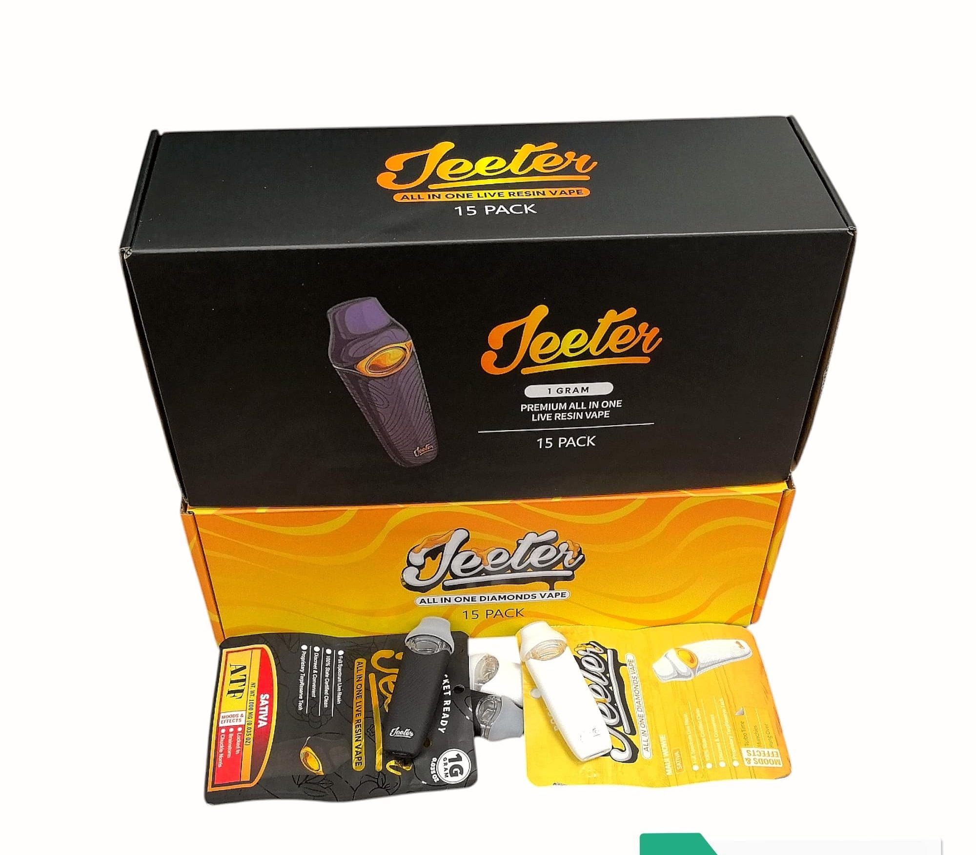 JEETER BLACK & WHITE 1ML (EMPTY)