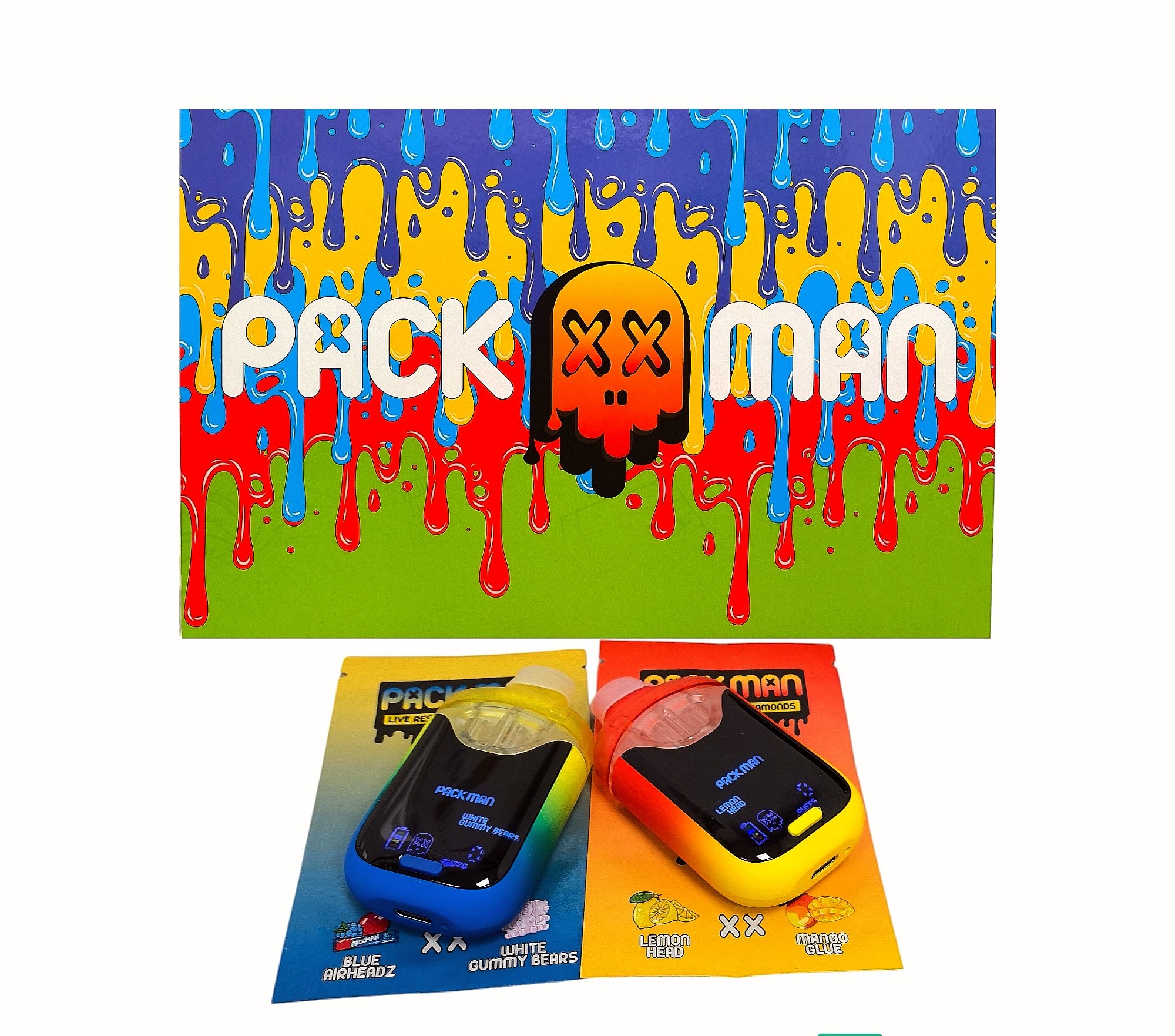 PACKMAN DUAL FLAVOURS 1ML (EMPTY)