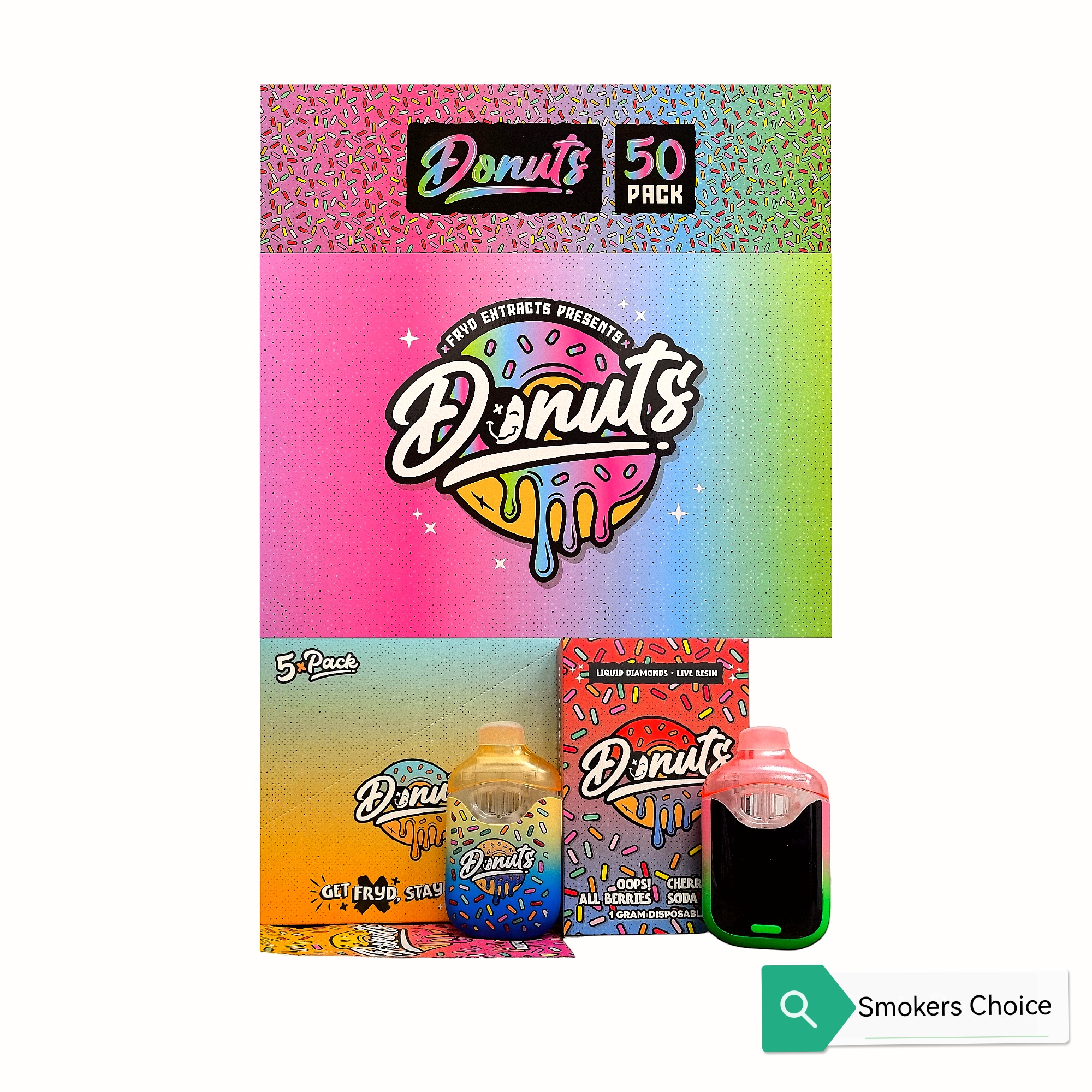 FRYD EXTRACTS – DONUTS 1ML (EMPTY) - Image 3