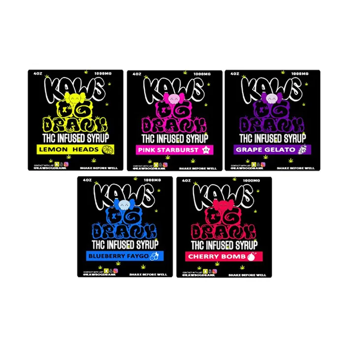 Kaws Syrup Bottles (EMPTY 100ML)