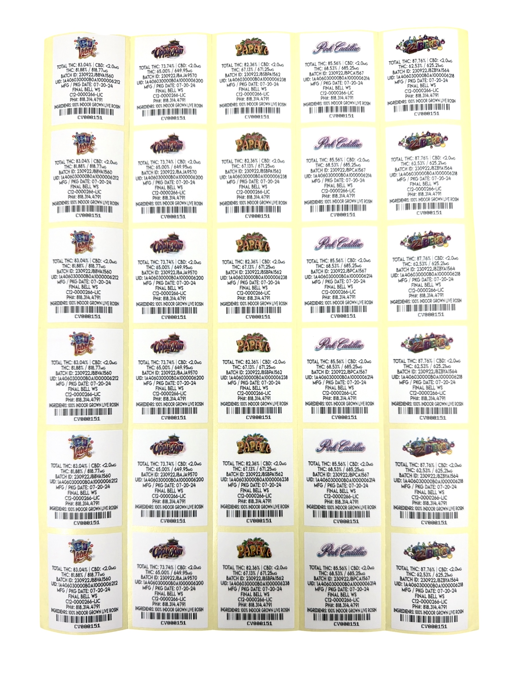 BLACK & WHITE Flavors & Stickers Set - Image 6