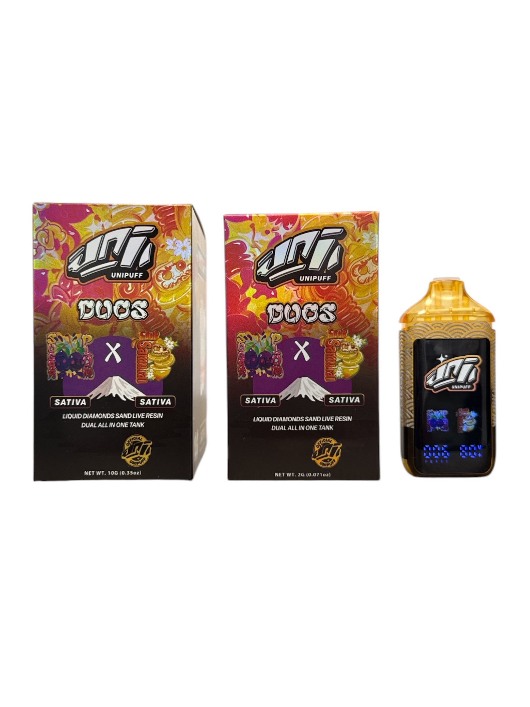 UNI PUFF DUOS (2ML EMPTY)