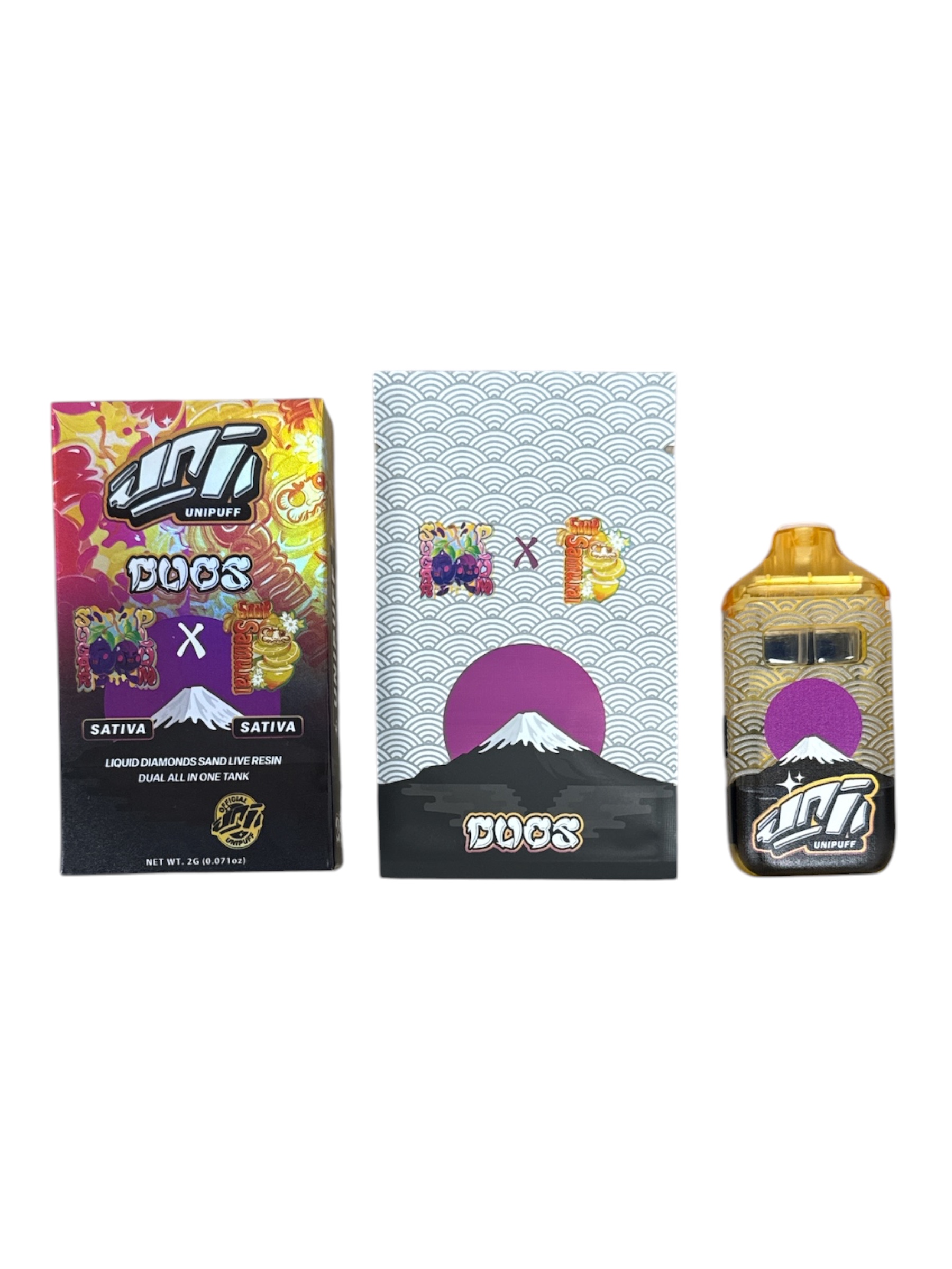 UNI PUFF DUOS (2ML EMPTY) - Image 3